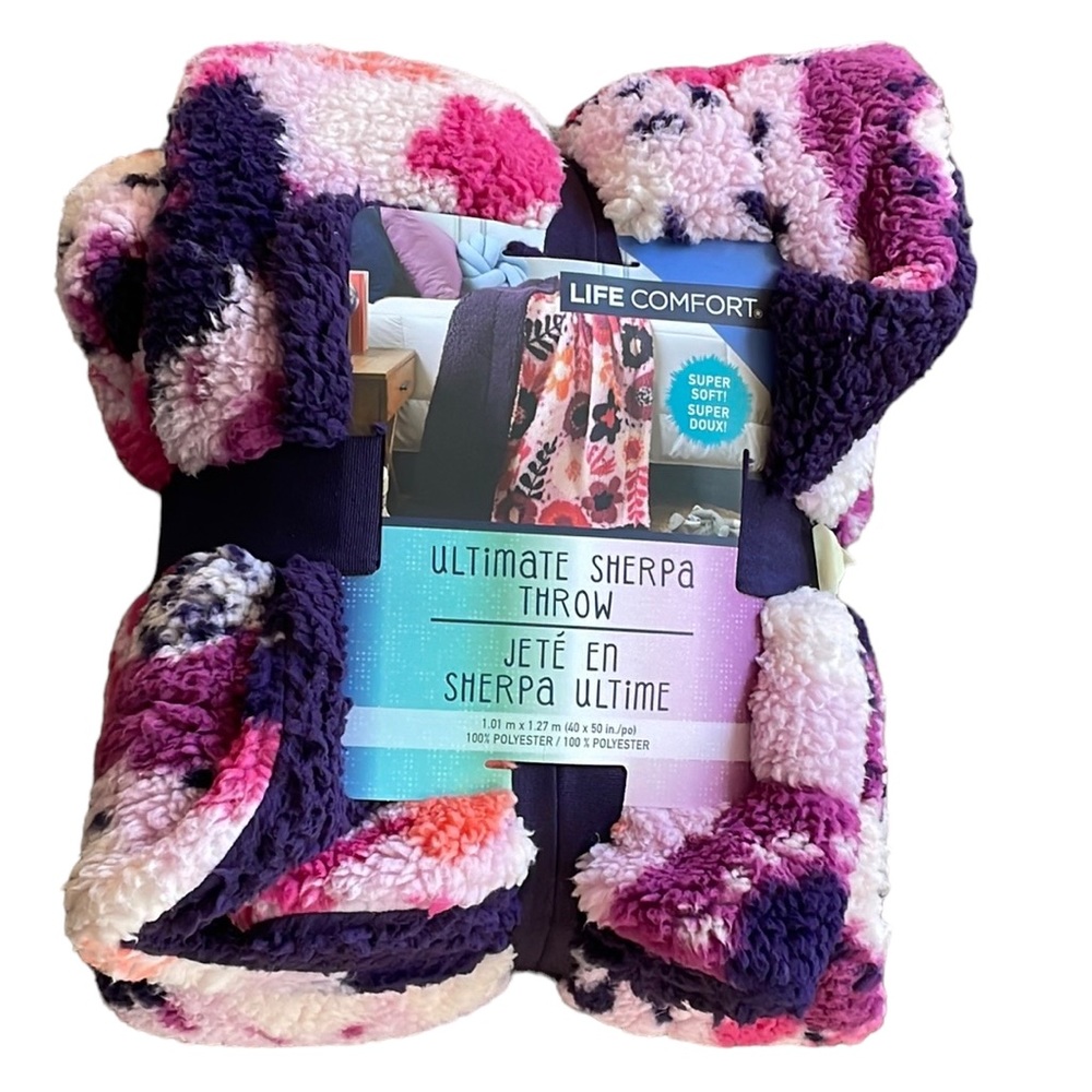 Life Comfort - Super Soft Ultimate Sherpa Throw Blanket